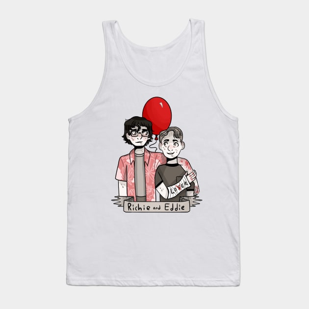 Richie and Eddie from It Tank Top by misnamedplants